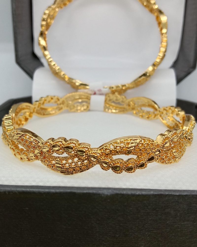 Gold Plated Bangles Online 650